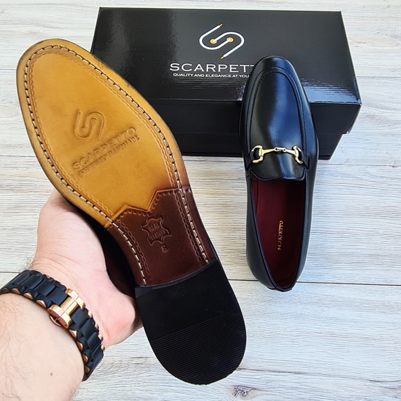 Leather Loafer with Hand-stitched Sole - Picture 5 of 5